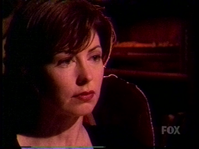 Still from the 2001 FOX TV show Pasadena showing Dana Delany as Catherine Greeley McAllister