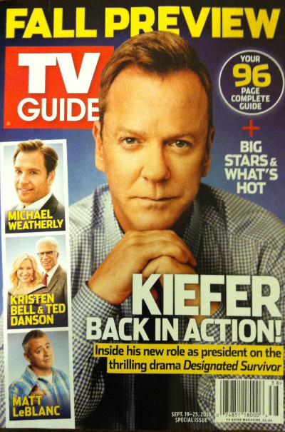 I had to go to six stores before I found one that still sells TV Guide.(Copyright © 2016 TV Guide Magazine, LLC)