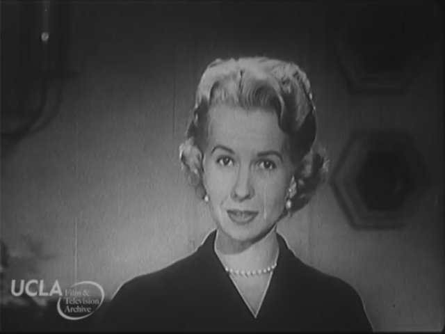 Still from an episode of The United States Steel Hour showing Mary Kay Stearns.