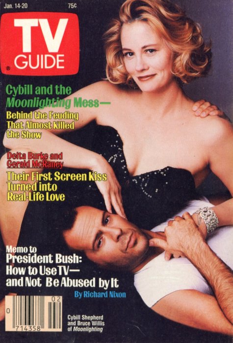 Scan of the front cover to the January 14th, 1989 issue of TV Guide magazine