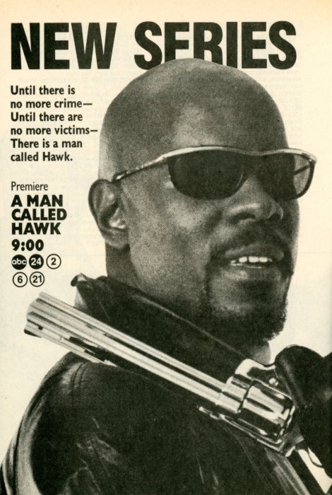 Scan of a TV Guide ad for A Man Called Hawk on ABC