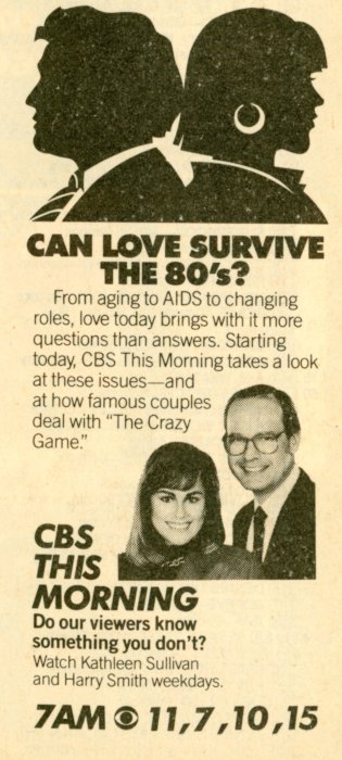 Scan of a TV Guide ad for CBS This Morning.