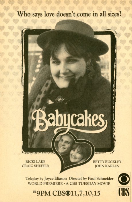 Scan of a TV Guide ad for Babycakes on CBS