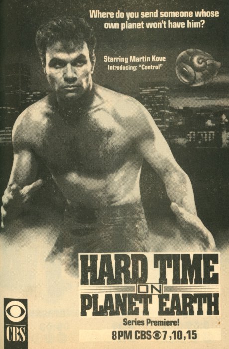 TV Guide Ad for Hard Time on Planet Earth on CBS Scan of a TV Guide Ad for Hard Time on Planet Earth on CBS