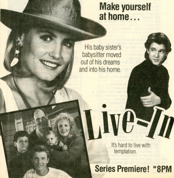 Scan of a TV Guide Ad for Live-In on CBS