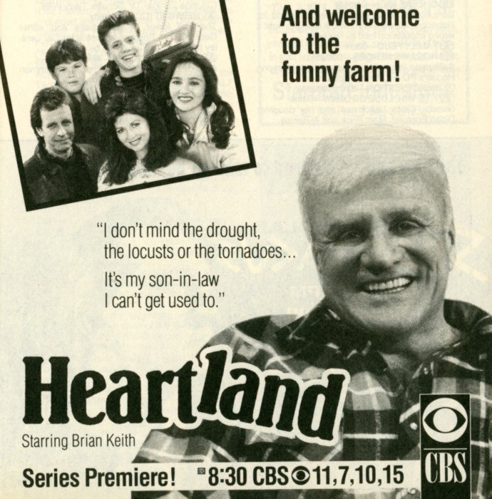 Scan of a TV Guide Ad for Heartland on CBS