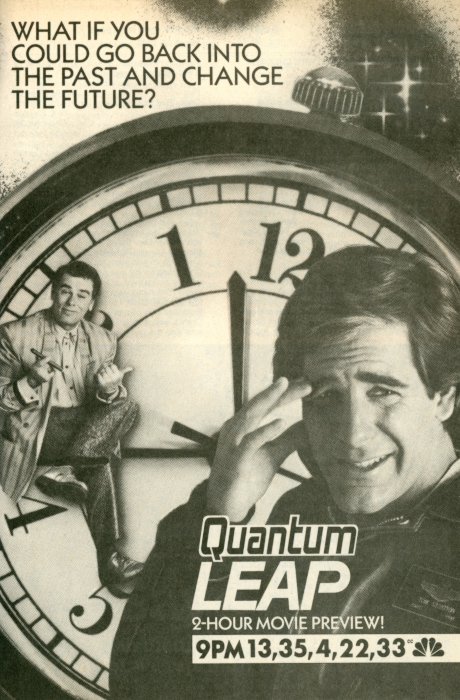 Scan of a TV Guide Ad for Quantum Leap on NBC