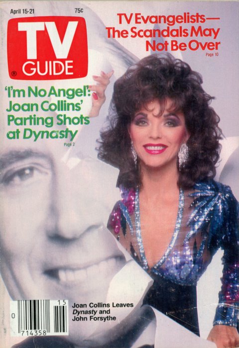 TV Guide Cover April 15th, 1989 Scan of the front cover to the April 15th, 1989 issue of TV Guide magazine