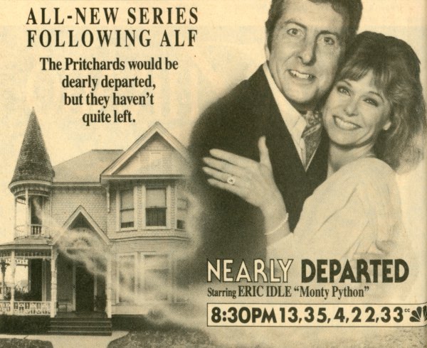 TV Guide Ad for Nearly Departed on NBC TV Guide Ad for Nearly Departed on NBC