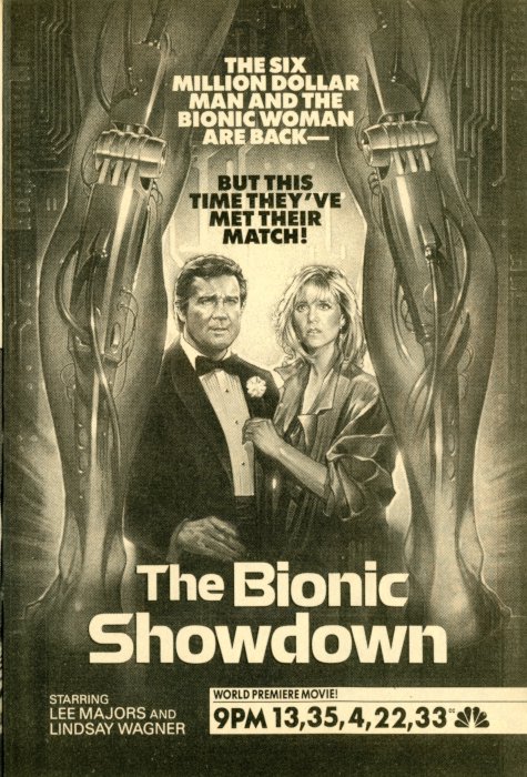 Scan of a TV Guide Ad for The Bionic Showdown on NBC