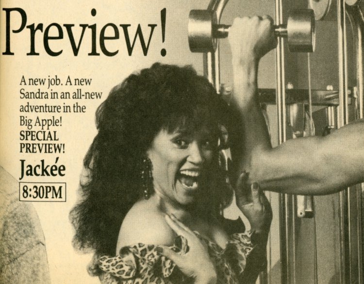 Scan of a TV Guide Ad for Jackee on NBC