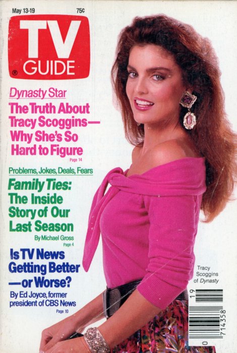 Scan of the front cover to the May 13th, 1989 issue of TV Guide magazine