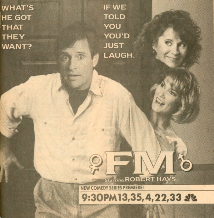 Scan of a TV Guide ad for FM on NBC