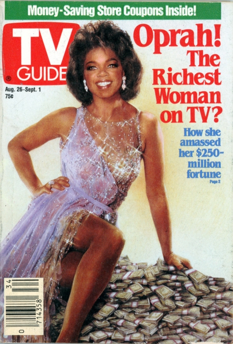 Scan of the front cover to the August 26th, 1989 issue of TV Guide magazine