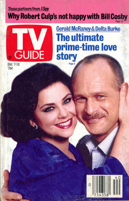 Scan of the front cover to the October 7th, 1989 issue of TV Guide magazine