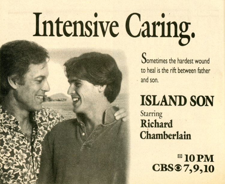 TV Guide Ad for Island Son on CBS Scan of a TV Guide ad for Island Son on CBS