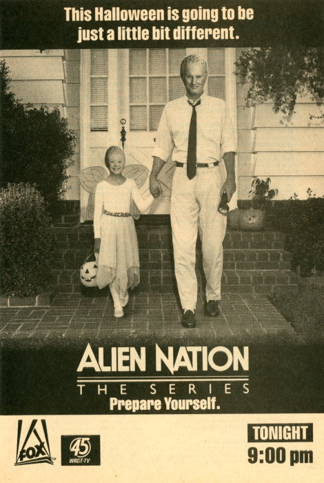 Scan of a TV Guide ad for Alien Nation on FOX