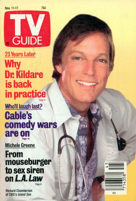 TV Guide Cover November 11th, 1989 Scan of the front cover to the November 11th, 1989 issue of TV Guide magazine