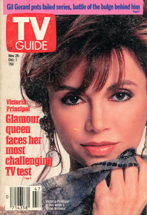 TV Guide Cover November 25th, 1989 Scan of the front cover to the November 25th, 1989 issue of TV Guide magazine