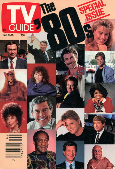 Scan of the front cover to the December 9th, 1989 issue of TV Guide magazine