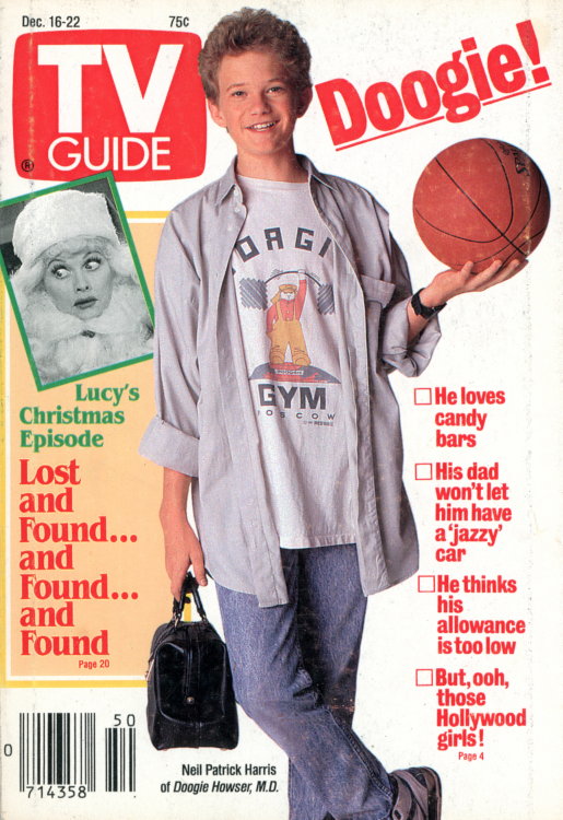 Scan of the front cover to the December 16th, 1989 issue of TV Guide magazine